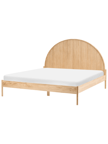 Beliani 2-tlg Doppelbett MASCORTEL in Braun