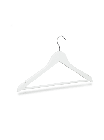 relaxdays 100x Kleiderbügel in Weiß