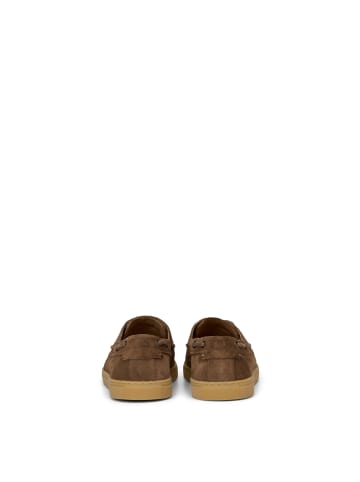 Marc O'Polo Mokassin Model Karo in Dark Taupe