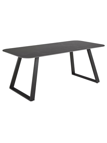 ebuy24 Esstisch Antalya Schwarz 180 x 90 cm