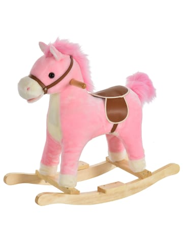 HOMCOM Kinder Schaukelpferd 65 x 32,5 x 61 cm