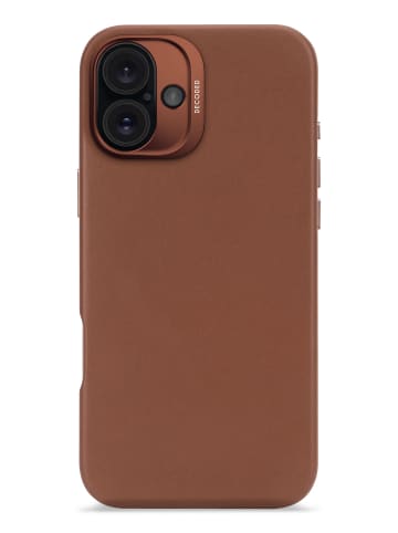 Apple Decoded Leather Case, Cover, Apple, iPhone 16 Plus, 17 cm (6.7"), Braun