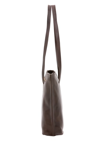 Viola Castellani Umhängetasche in DARK BROWN