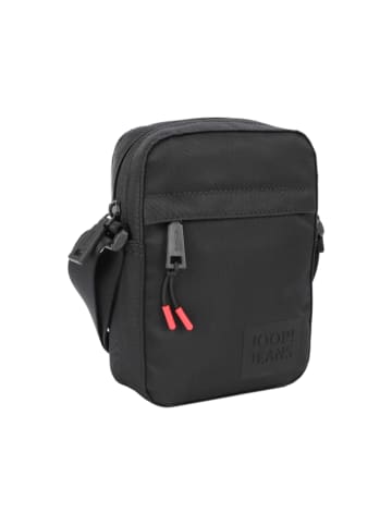 Joop Jeans Schultertasche 'Martano Tessuto Rafael in Schwarz 13,50 x 18,50 x 5,00 cm'