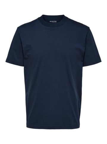 Selected T-Shirt in Navy Blazer