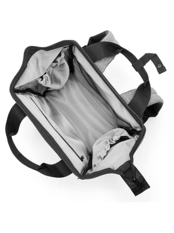 Reisenthel travelling allrounder R - Rucksack 40 cm (leo vanilla) in twist silver