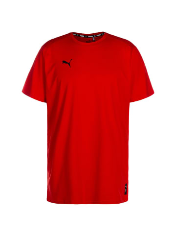 Puma Trainingsshirt Hoops Team in rot / schwarz