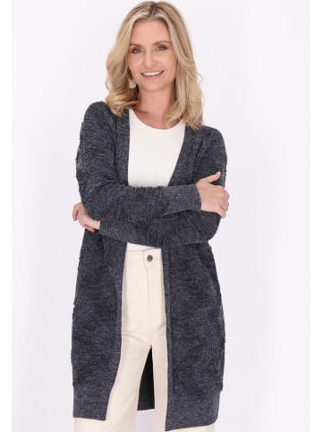 VIRITA Women Cardigan in Marine Melange