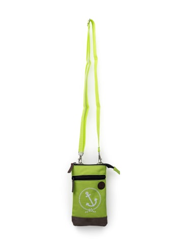 SCHIETWETTER Messenger Bag "Ankerliebe" in lime