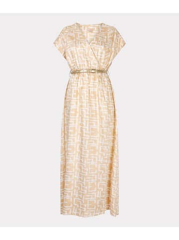 Esqualo Maxikleid mit Gürtel in Sand 44