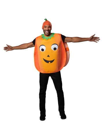 tectake Poncho in verschiedenen Orangetönen, orange