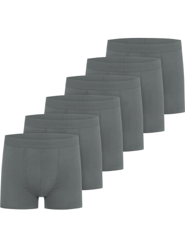 normani 6 Herren Boxershorts aus Viskose mit Geschenk Box in Anthrazit