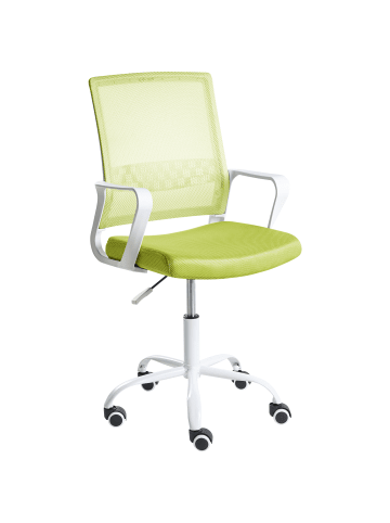 Beliani Bürostuhl EASE in Grün/Weiß - (W) 54 x (H) 94 x (L) 54 cm