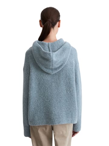 Marc O'Polo Bouclé-Hoodie loose in slate blue