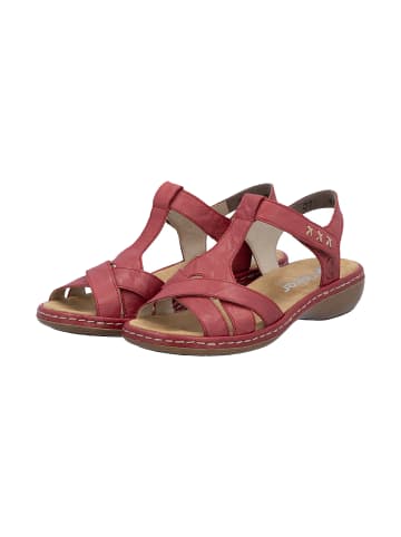 rieker Massa Ledersandalen Rot