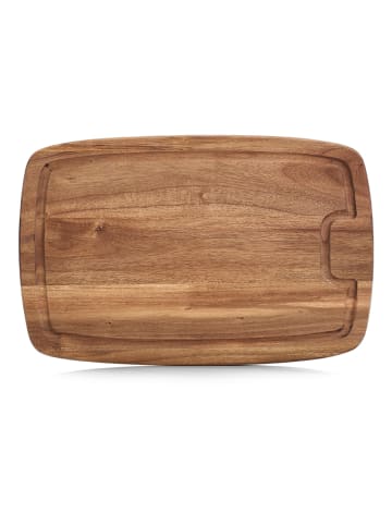 Zeller Schneidebrett aus Akazienholz in Braun, 40 x 26 cm