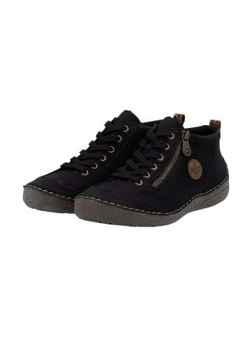 rieker Morelia Low-Top-Sneaker mit Schnürung Schwarz
