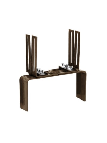 Siena Garden Blumenkastenhalter H-Form für Brüstungen in braun