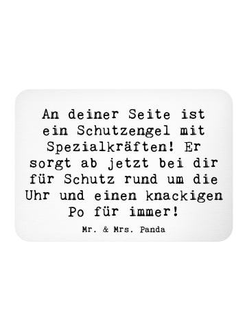 Mr. & Mrs. Panda Magnet Spruch Schutz Schutzengel mit Spruch in Weiß