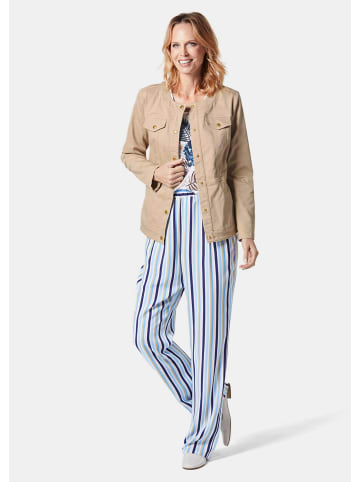 GOLDNER Kurzgröße: Jacke in sand