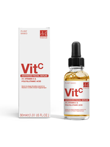 Dr Botanicals Fortschrittliches Gesichtsserum mit 3 % Vitamin C & Polyglutaminsäure