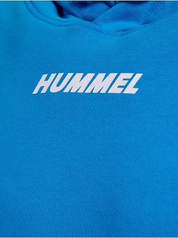Hummel Verstellbare Taille Kapuzenpullover Hmlelemental in INDIGO BUNTING
