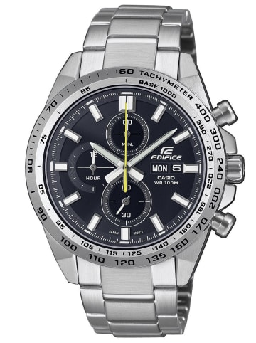 Casio Edifice Chronograph Herrenuhr Stahl/Schwarz