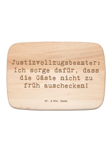 Mr. & Mrs. Panda Holzbrett Spruch Justizvollzugsbeamter Spaß mit... in Transparent