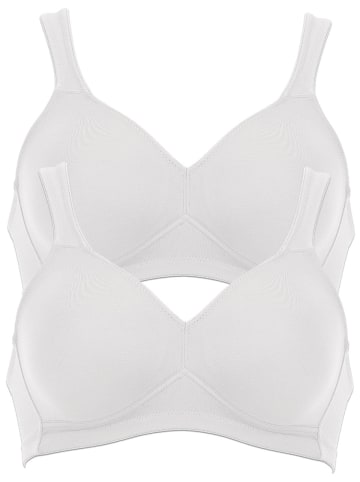 Anita BH ohne Bügel Twin in Weiss Weiss