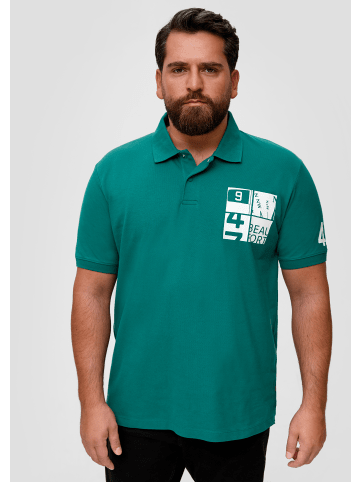 s.Oliver Polo-Shirt kurzarm in Grün