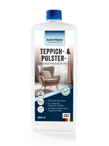EASYmaxx Reinigungsmittel Teppichshampoo 1000ml Transparent