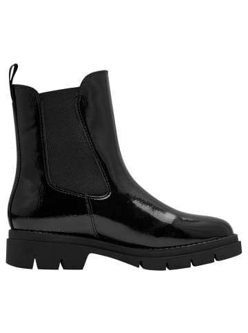 Tamaris Chelsea Boot in BLACK PAT.