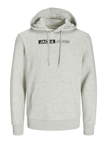 Jack & Jones Kapuzenpullover in White Melange
