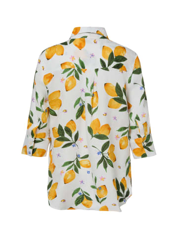 Marie Lund Leinenbluse Rihab in ecru gelb - 0043