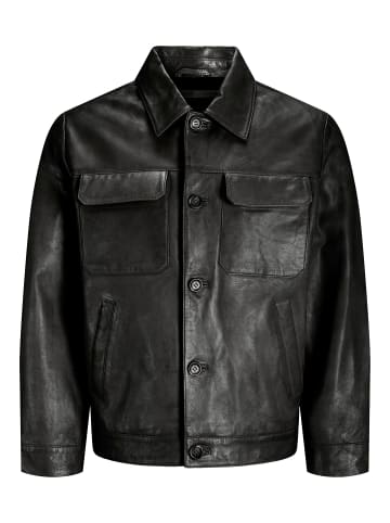Jack & Jones Lederjacke in Black