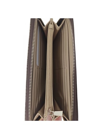 Guess Geldbeutel GUESS Lindsay SLG Large in Beige