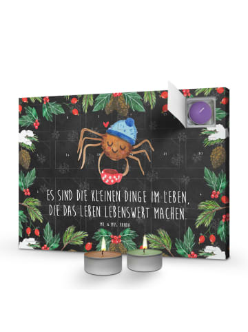 Mr. & Mrs. Panda Adventskalender Spinne Agathe Kaffee mit Spruch in Kreidetafel