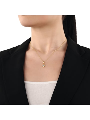 Amor Collier Silber 925, rhodiniert in Gold