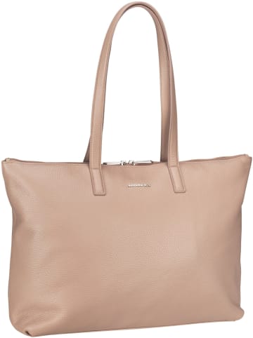 Mandarina Duck Shopper Mellow Leather PC Shopper FZT54 in Warm Taupe