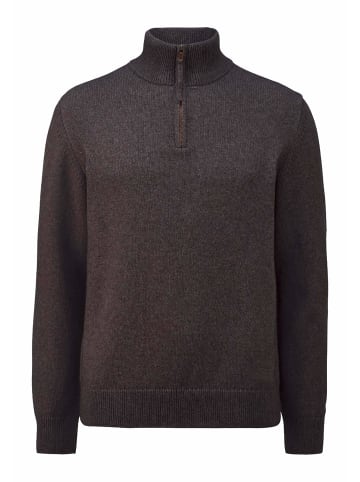 Hessnatur Strick Troyer in kaffeebraun