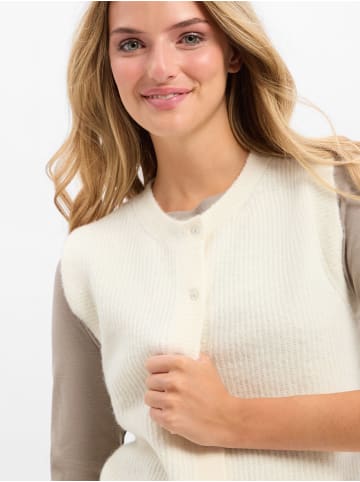 Marie Lund Weste in ecru - 0001