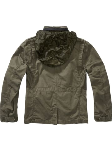 Brandit Kinder Funktionsjacke "Kids Britannia Jacket" in Grün