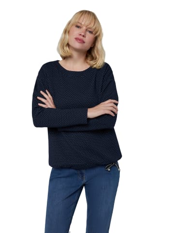 Gina Laura Sweatshirt in navy blau