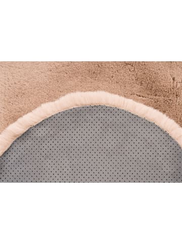 Kayoom Hochflor Teppich Rabbit in creme - rechteckig