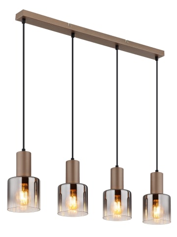 Globo lighting Hängeleuchte "WALTON" in brown