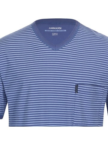 Ammann Single-Jersey Bio Shorty in blau