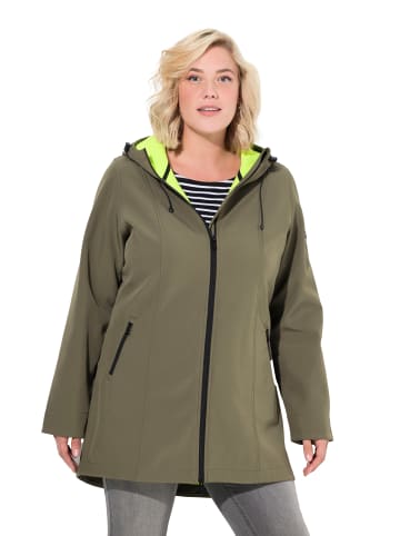 Ulla Popken Softshelljacke in lodengrün
