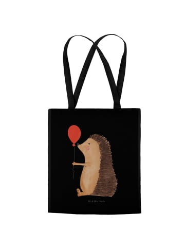 Mr. & Mrs. Panda Schultasche Igel Luftballon ohne Spruch in Schwarz