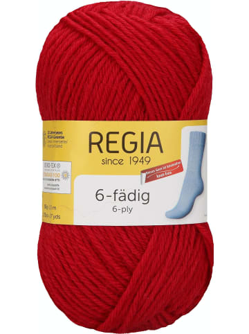 Regia Handstrickgarne 6-fädig Uni, 50g in Cherry