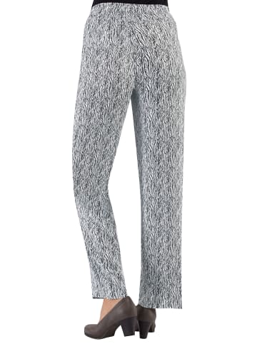 WITT WEIDEN Schlupfhose in schwarz Zebra